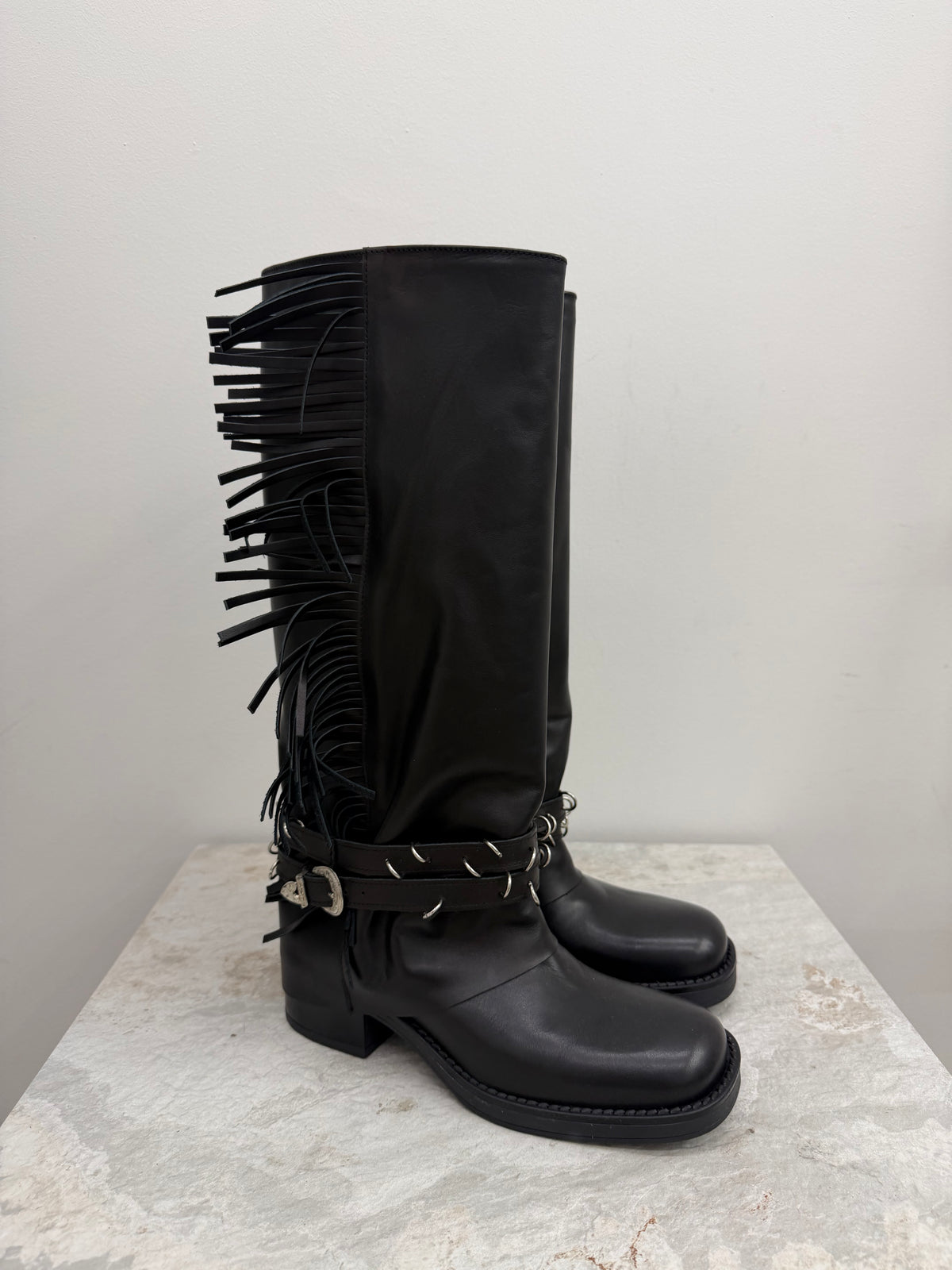 Ovyé - Stivale Biker Frange