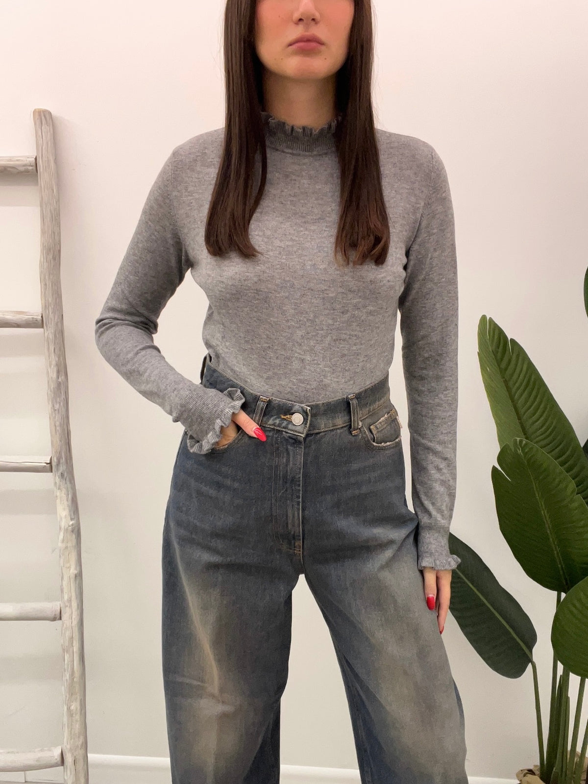 Haveone - Pull Collo Rouches