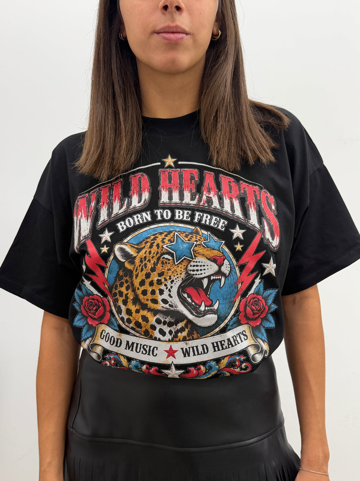 Vicolo  - Tshirt Wild Hearts