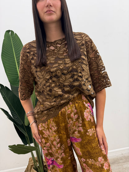 Haveone - Maglia Pizzo Ricamo
