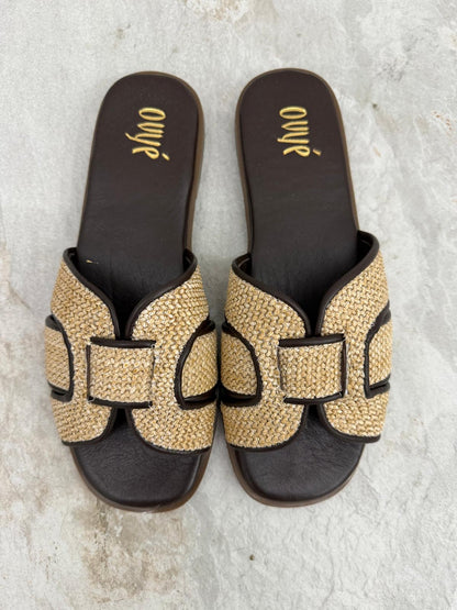 Ovyé - Ciabatta Flat Rafia