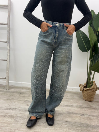 Susy Mix - Jeans Balloon Strass