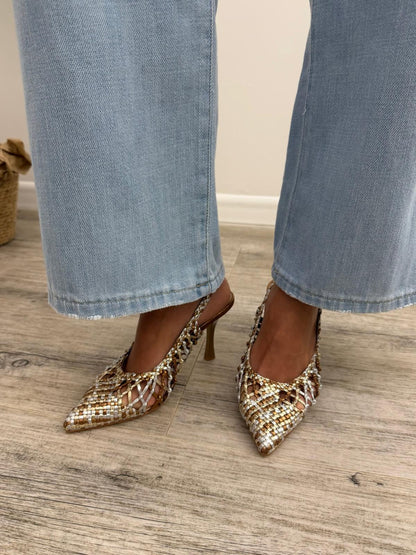 Ovyé - Slingback Intrecciate Multicolor