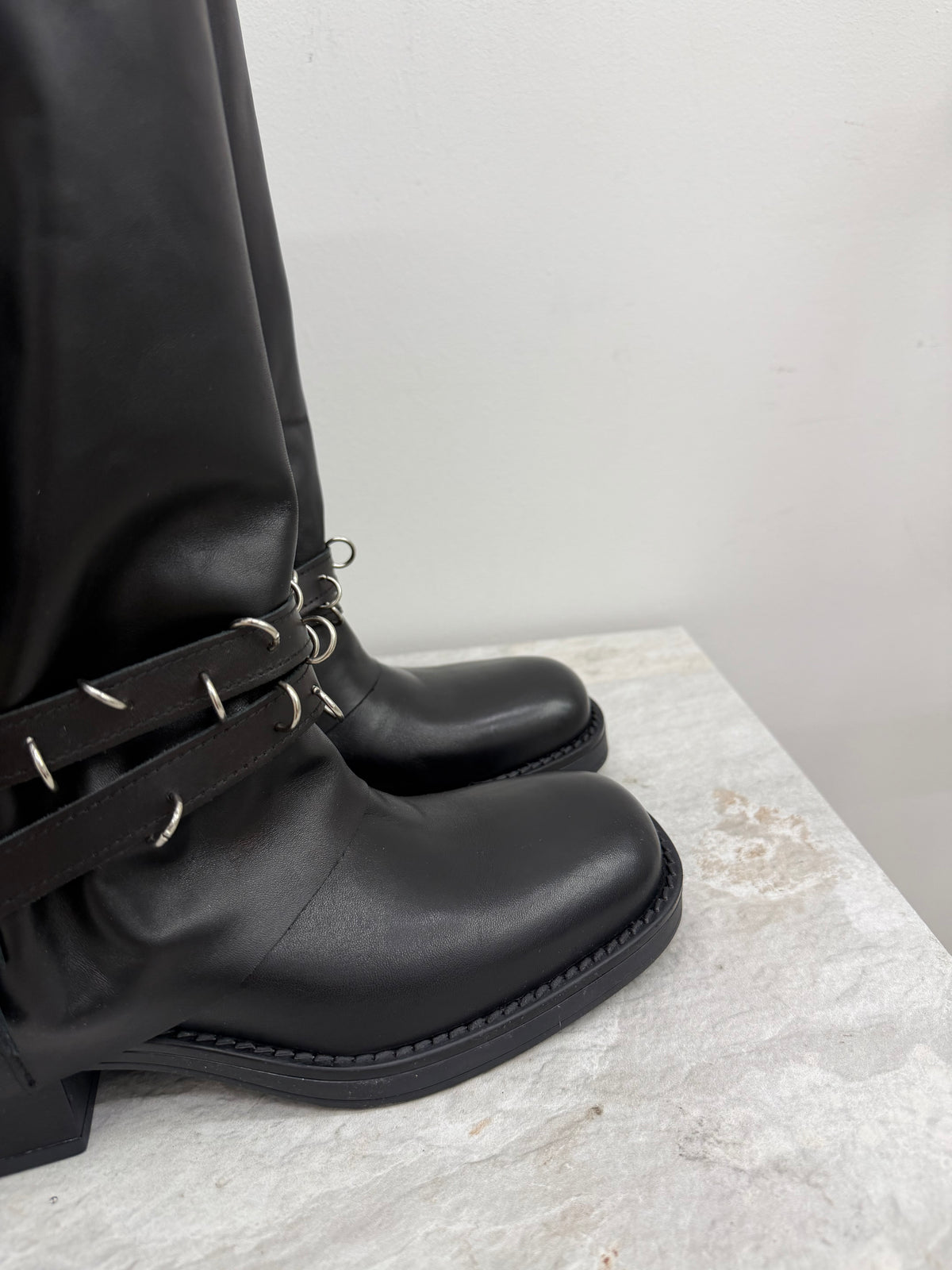 Ovyé - Stivale Biker Frange