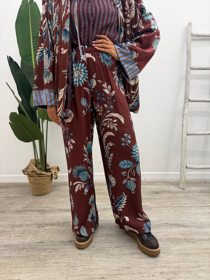 Haveone - Pantalone Stampa Fiore