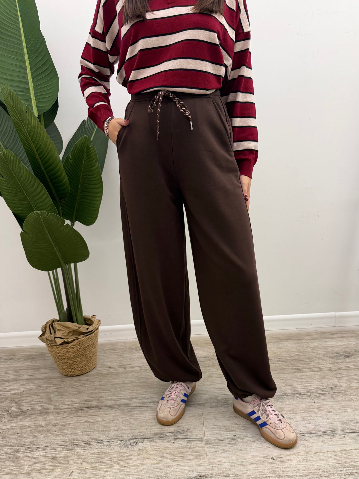 Haveone - Pantalone Inserto Check