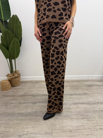 Kontatto - Pantalone Maculato Lurex