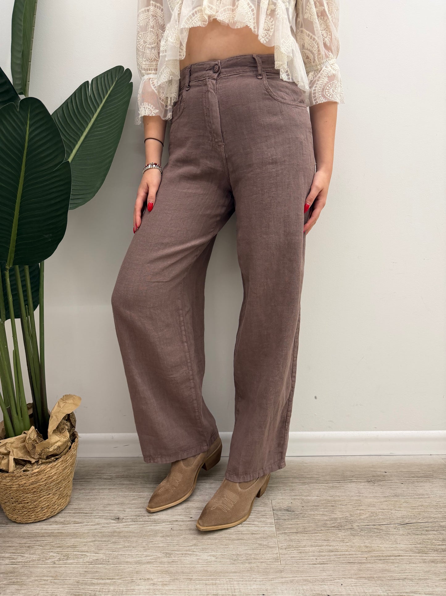 Haveone - Pantalone Bella Lino