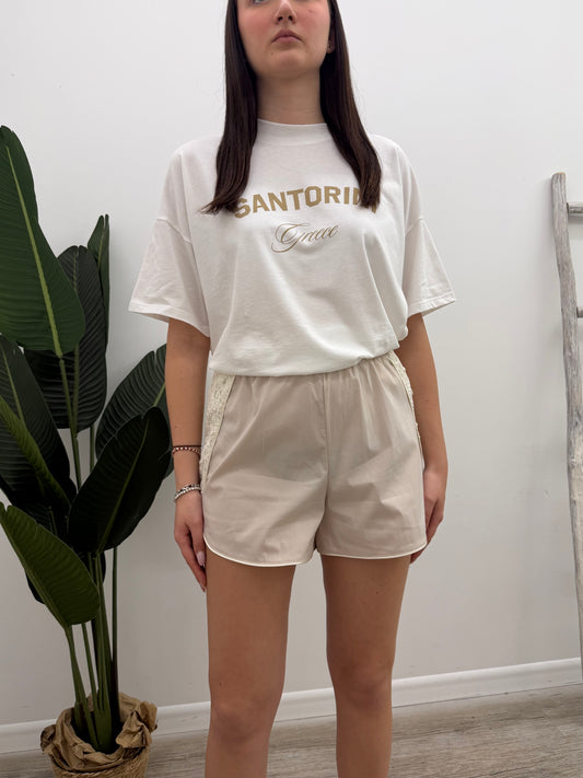 Haveone - Shorts Bande Pizzo