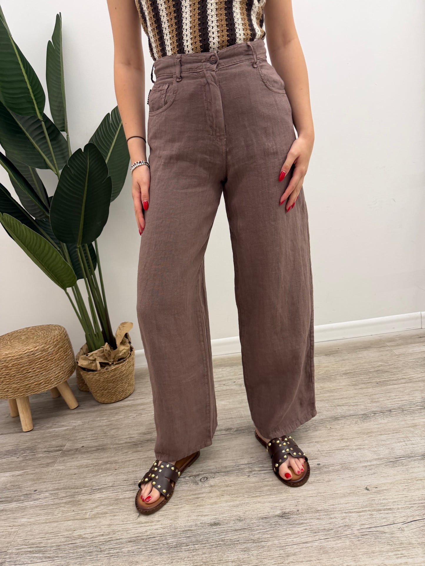 Haveone - Pantalone Bella Lino