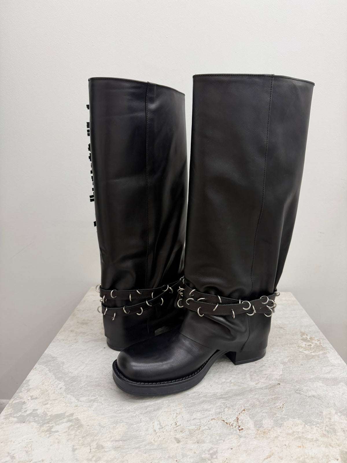 Ovyé - Stivale Biker Frange