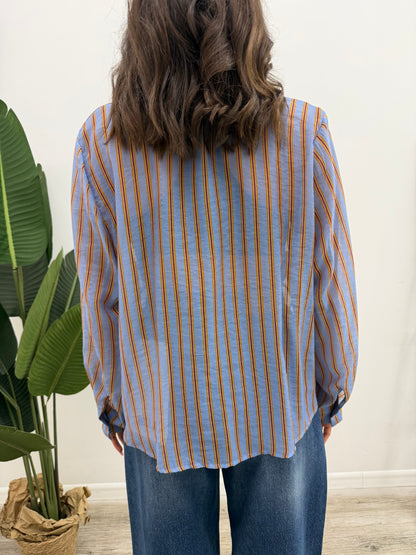 Haveone - Camicia Riga Celeste