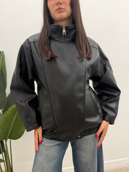 Haveone - Giubbotto Biker Ecopelle