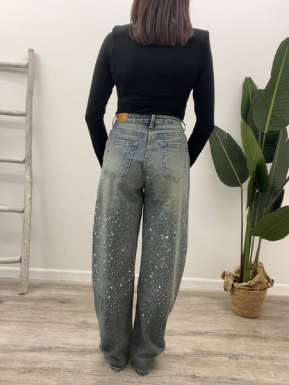 Susy Mix - Jeans Balloon Strass