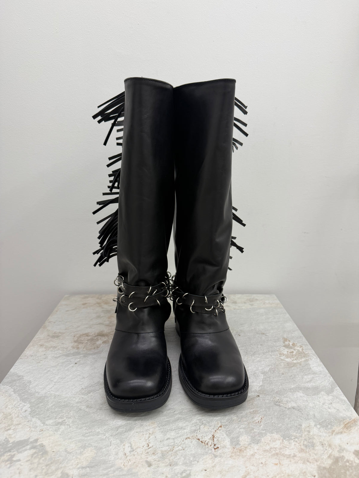 Ovyé - Stivale Biker Frange