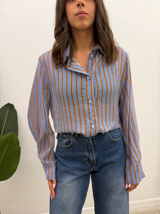 Haveone - Camicia Riga Celeste