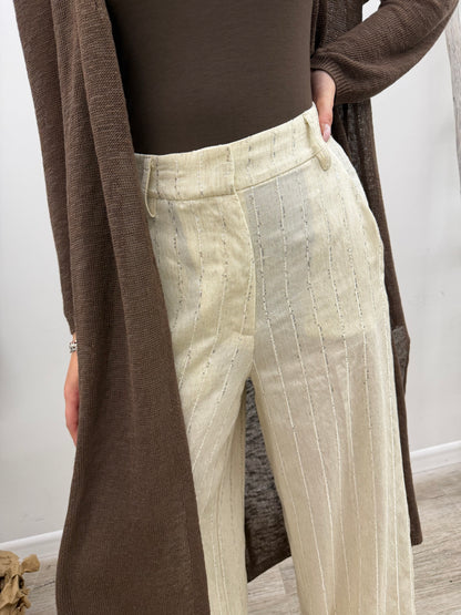 Tensione In - Pantalone Gessato Paillettes