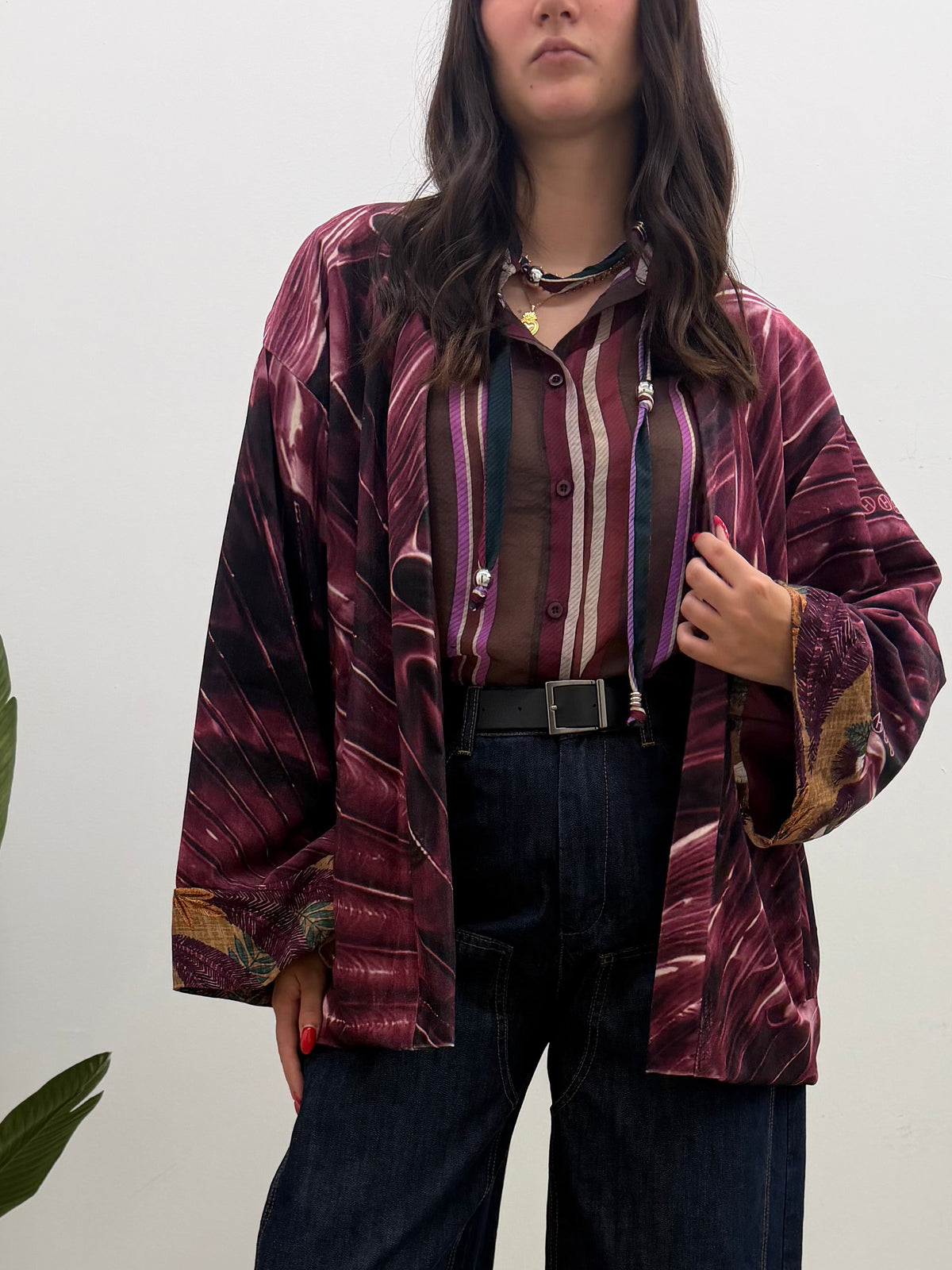 Haveone - Kimono Stampa Conchiglia