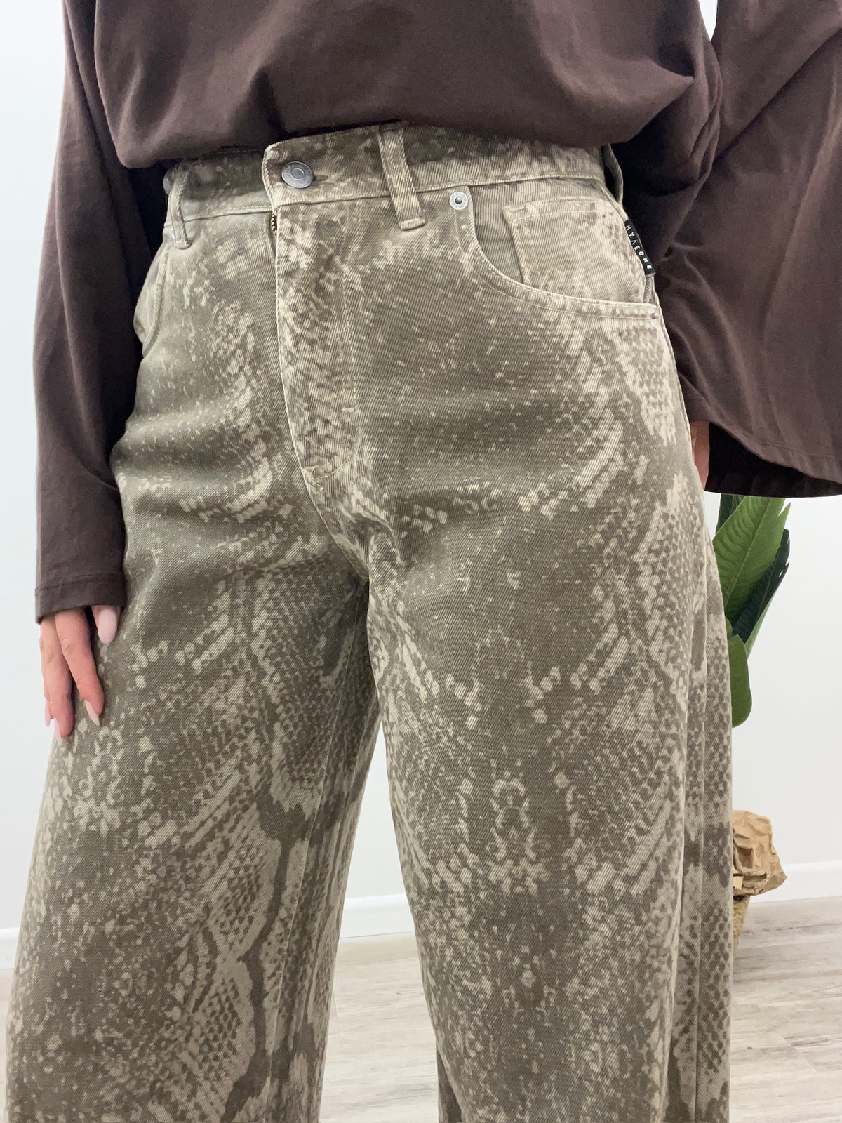 Haveone - Pantalone Bella Pitonato