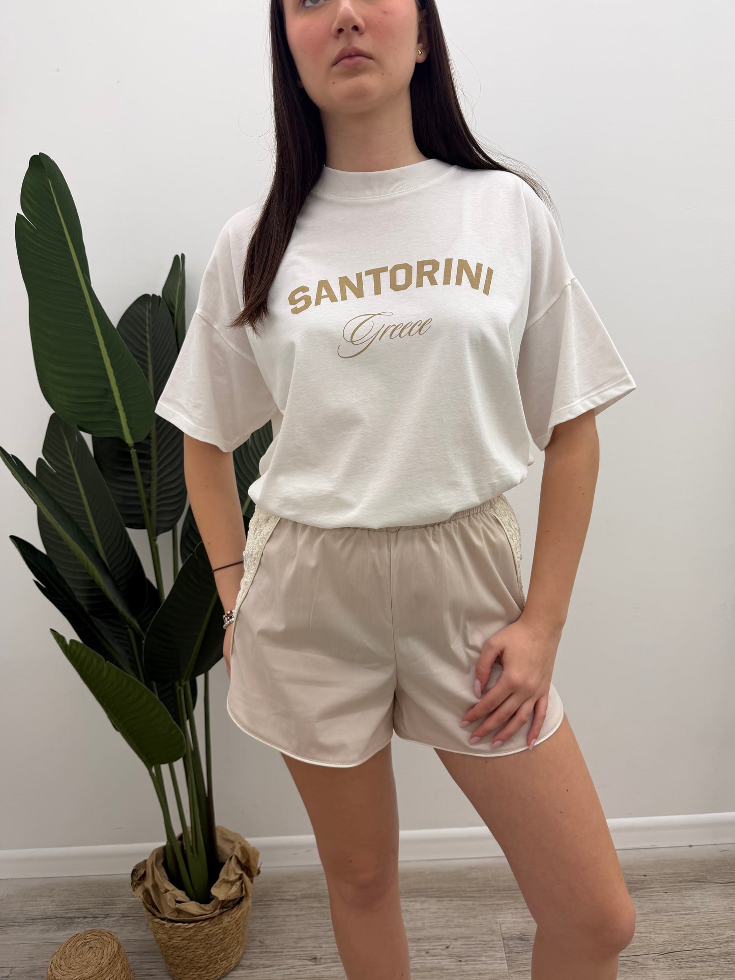 Haveone - Shorts Bande Pizzo