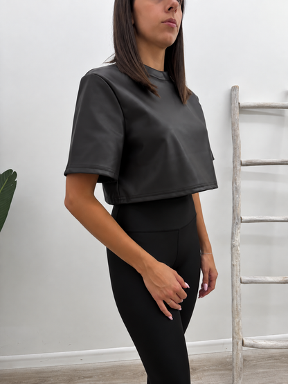 Vicolo - Blusa Ecopelle
