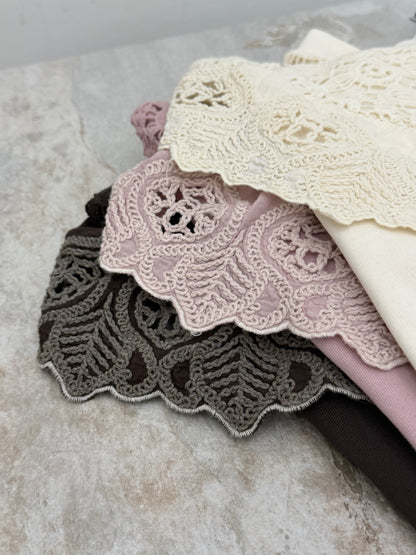 Susy Mix - Tshirt Volant Crochet