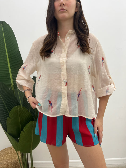 Haveone - Camicia Pappagalli