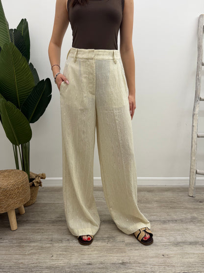 Tensione In - Pantalone Gessato Paillettes