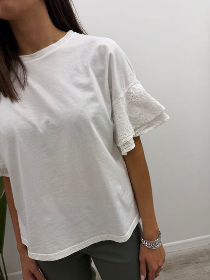 Vicolo - Tshirt Manica Sangallo