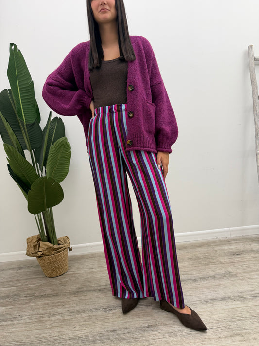 Haveone - Pantalone Riga Multicolore