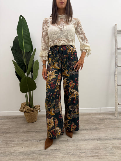 Haveone - Pantalone Stampa Cina