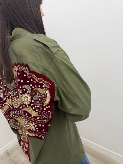 Susy Mix - Camicia Military Jewel