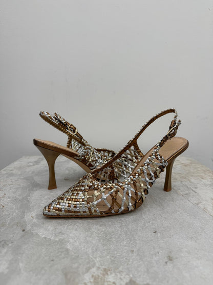 Ovyé - Slingback Intrecciate Multicolor