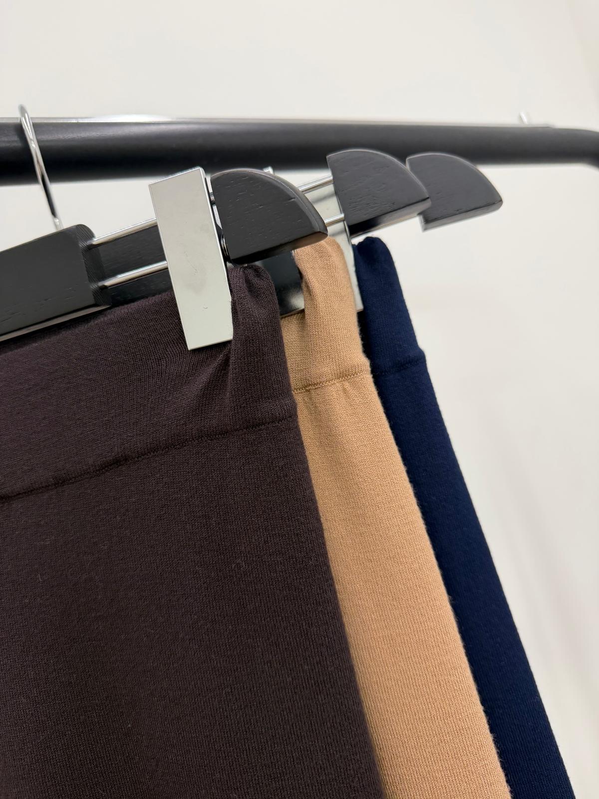 Kontatto - Pantalone Maglia Riga Lurex