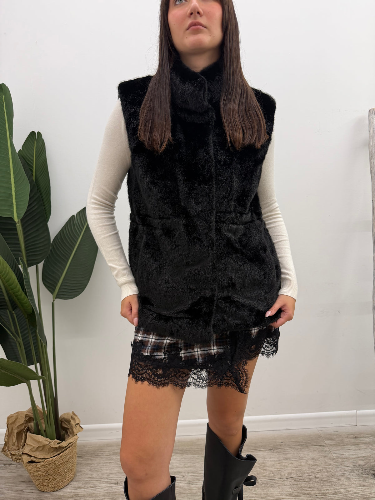 Susy Mix - Gilet Ecopelliccia