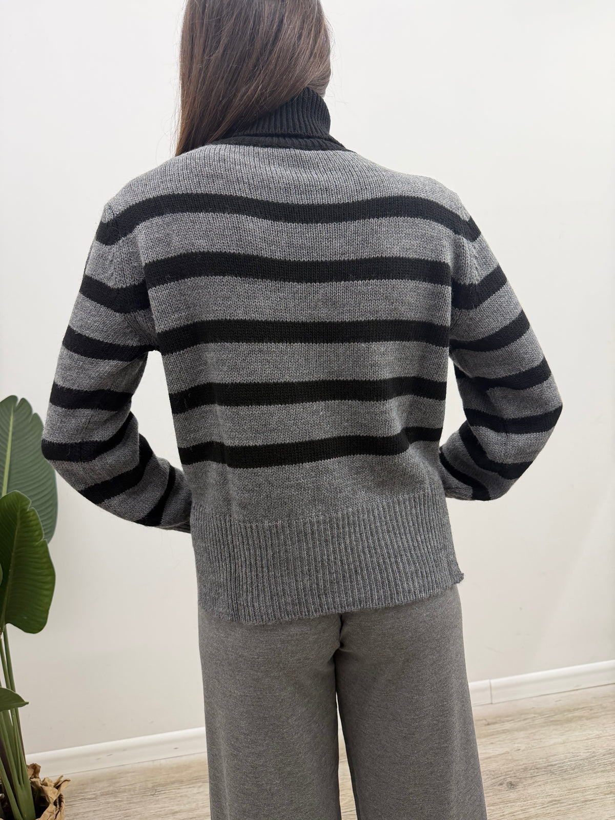 Kontatto - Pull Dolcevita Rigato