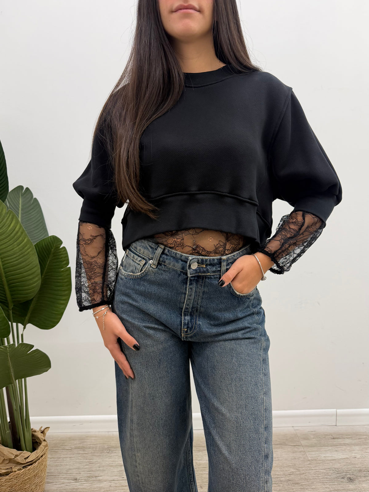 Haveone - Felpa + Maglia Pizzo