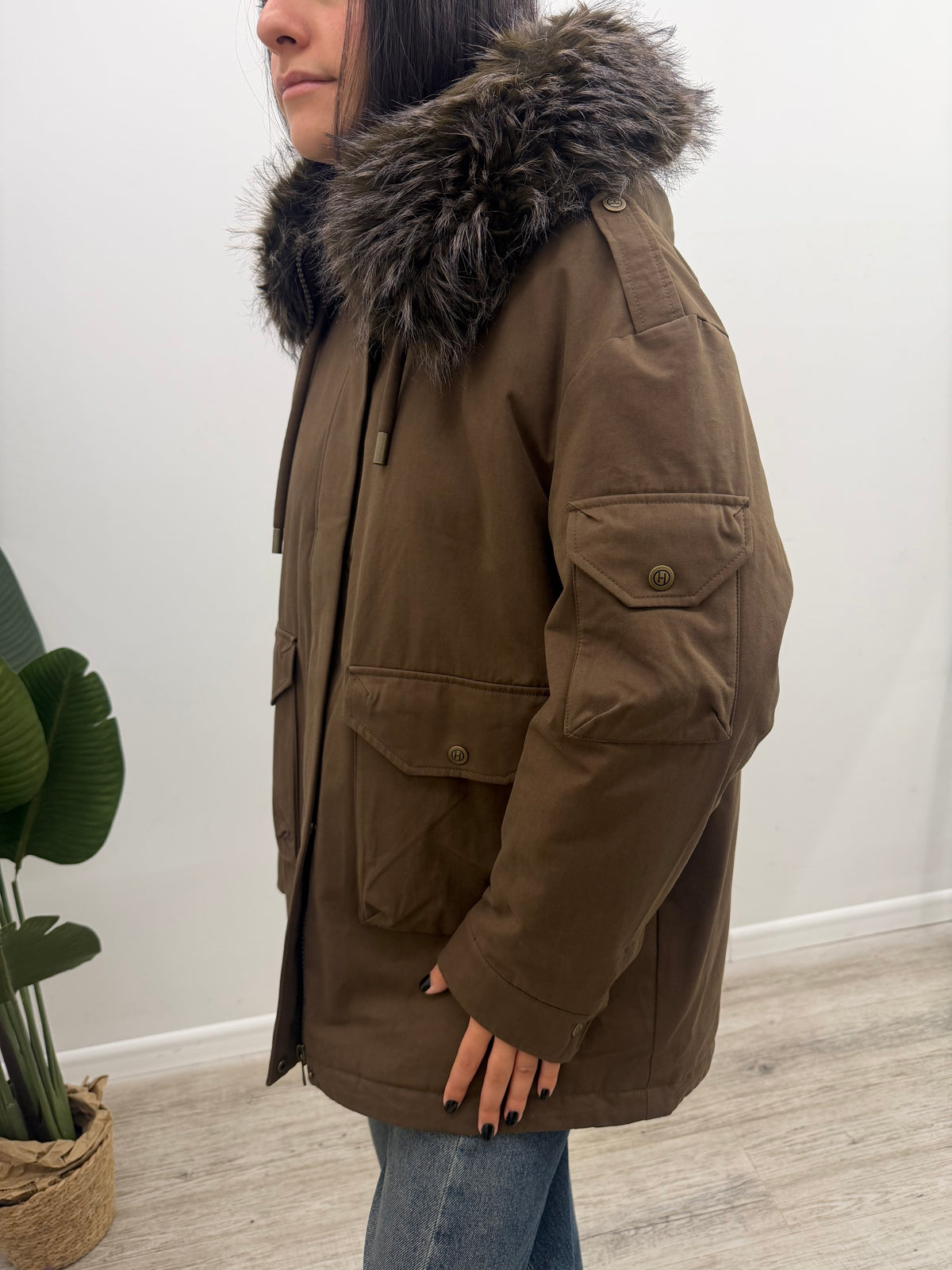 Haveone - Parka Eco-Pelliccia