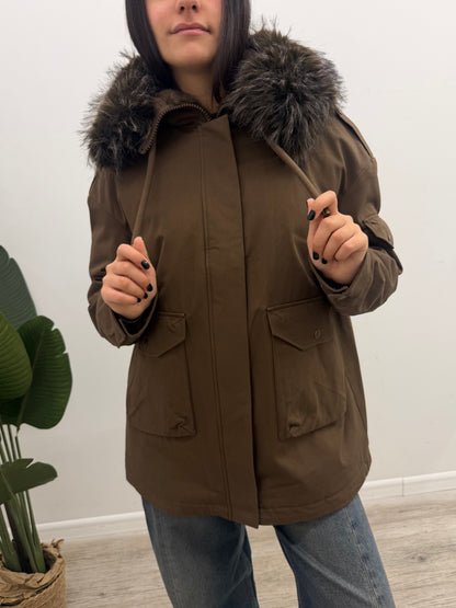 Haveone - Parka Eco-Pelliccia