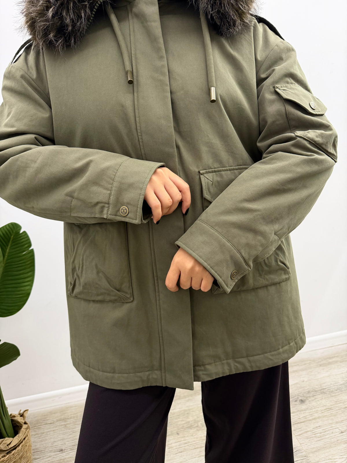 Haveone - Parka Eco-Pelliccia