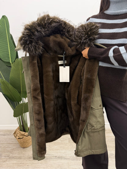 Haveone - Parka Eco-Pelliccia