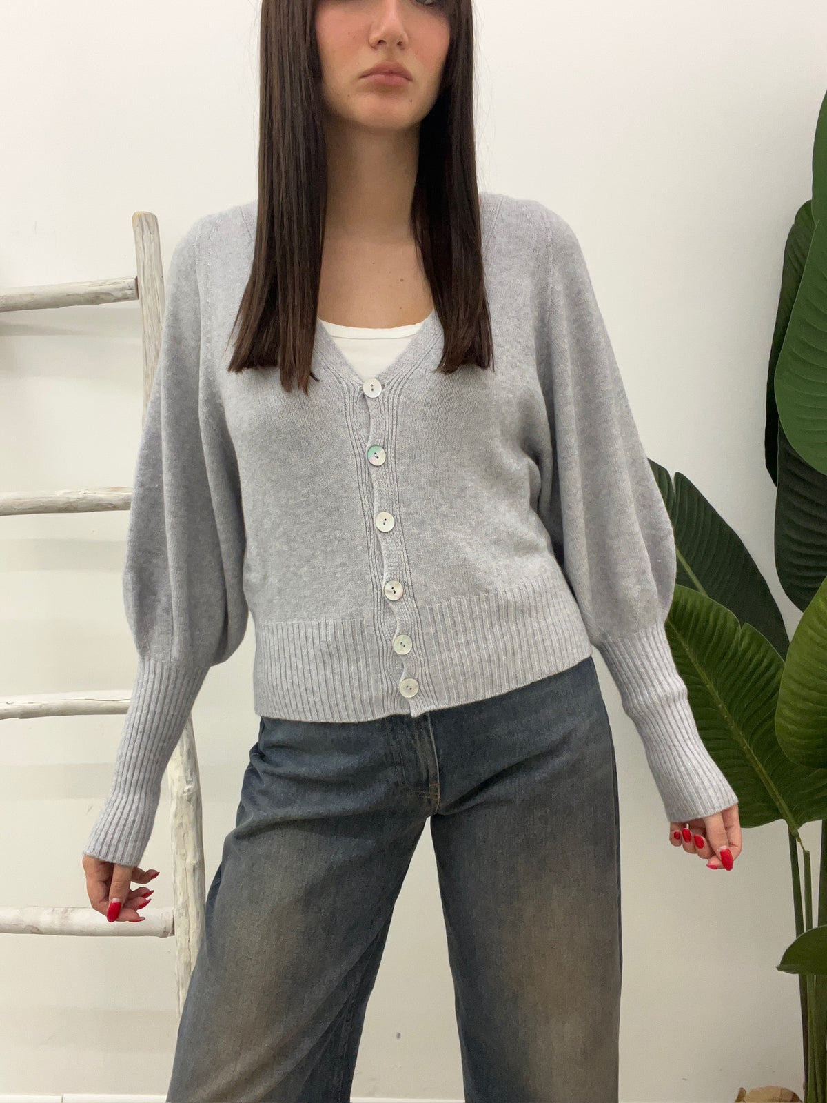 Haveone - Cardigan Manica Balloon