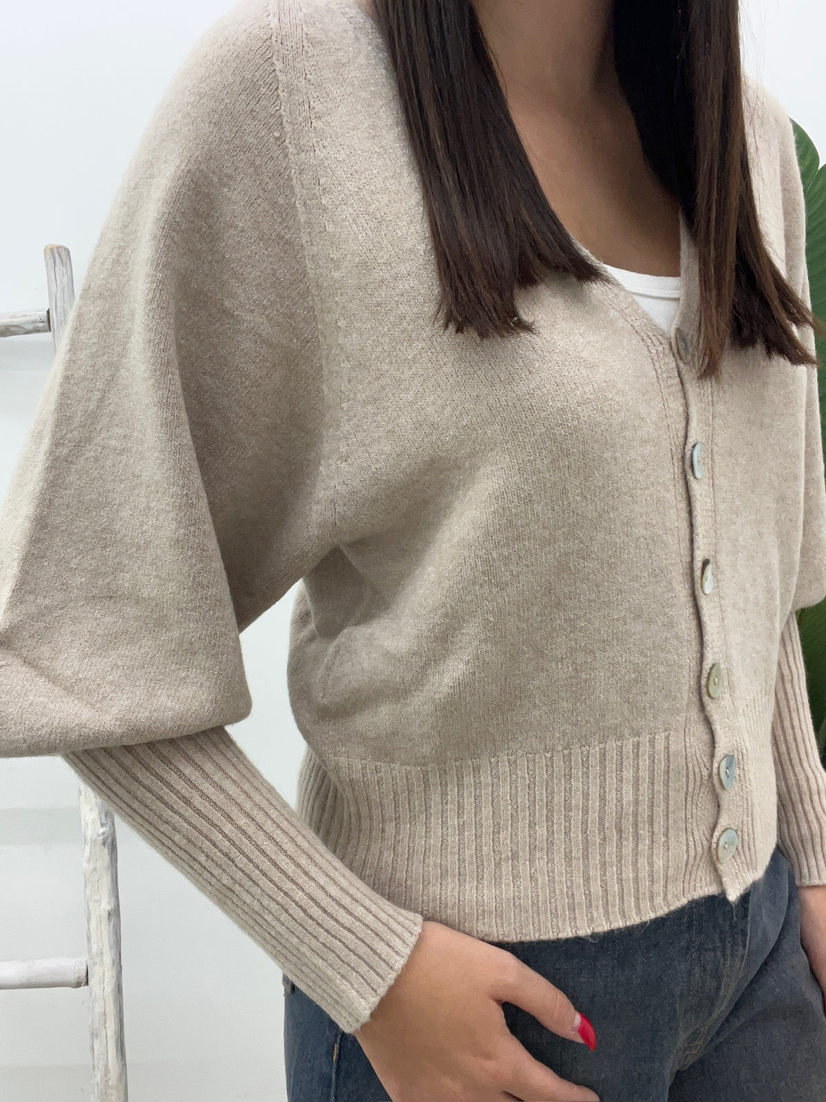 Haveone - Cardigan Manica Balloon