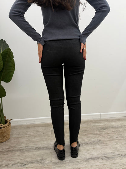 Haveone - Leggings Ghetta Ecopelle