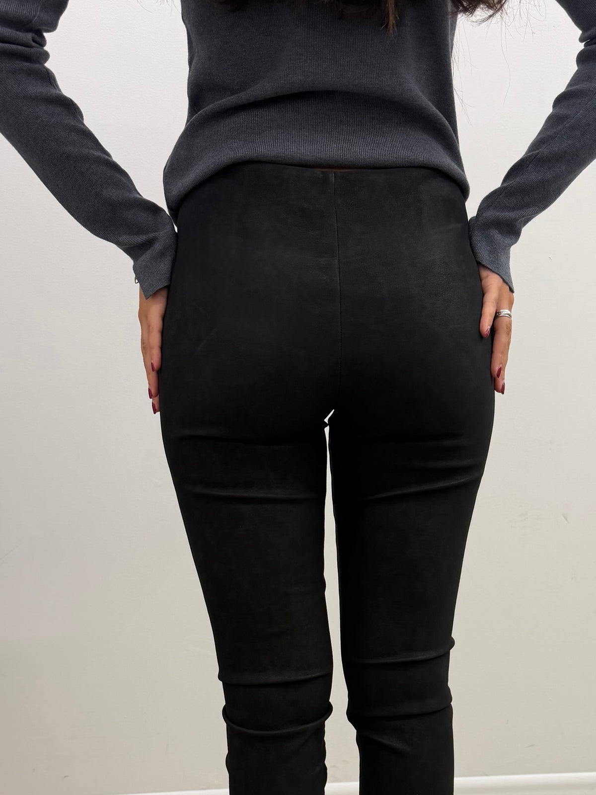 Haveone - Leggings Ghetta Ecopelle