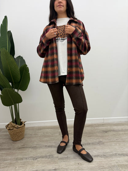 Haveone - Leggings Ghetta Ecopelle