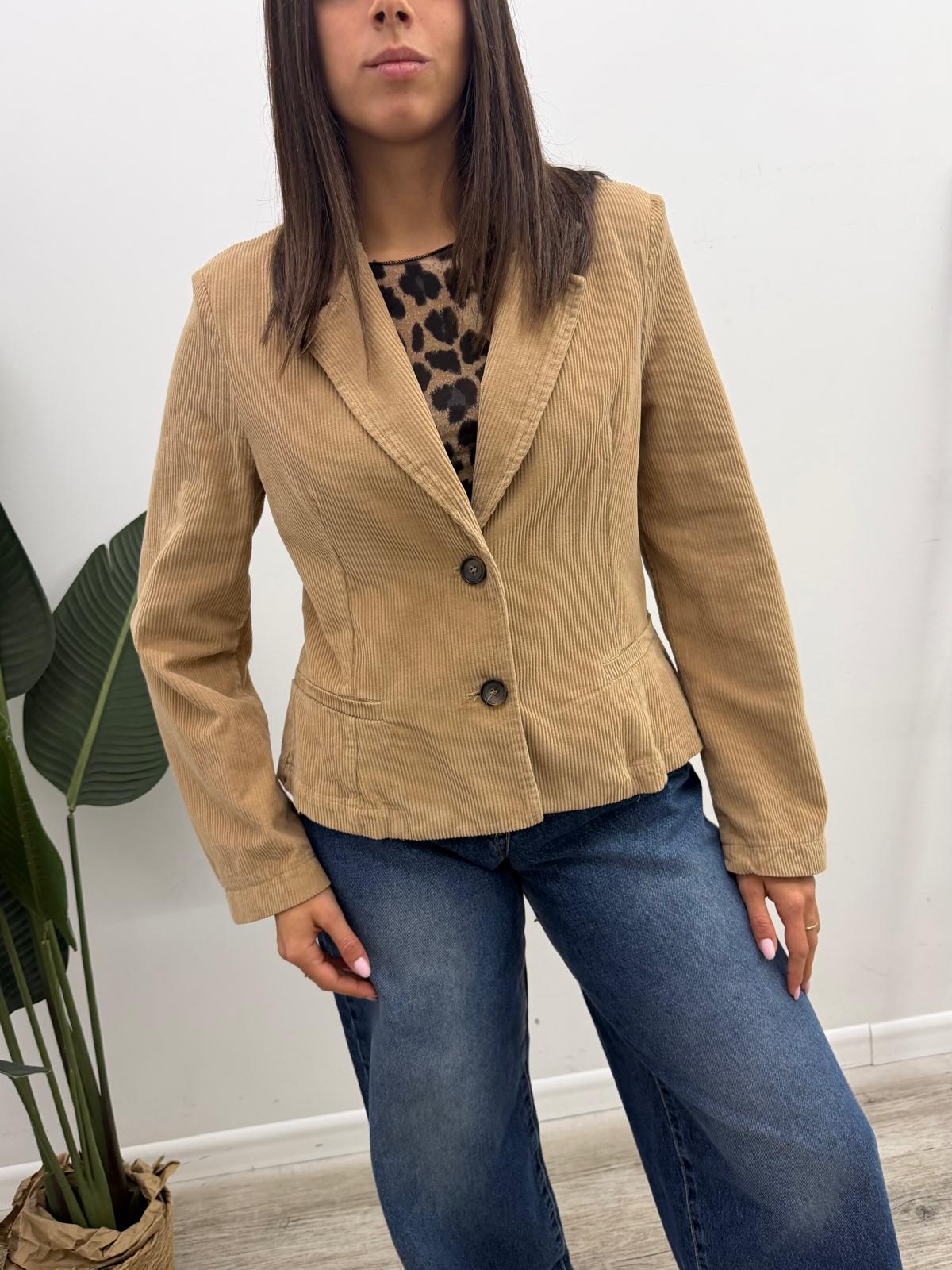 Tensione In - Blazer Cropped Velluto