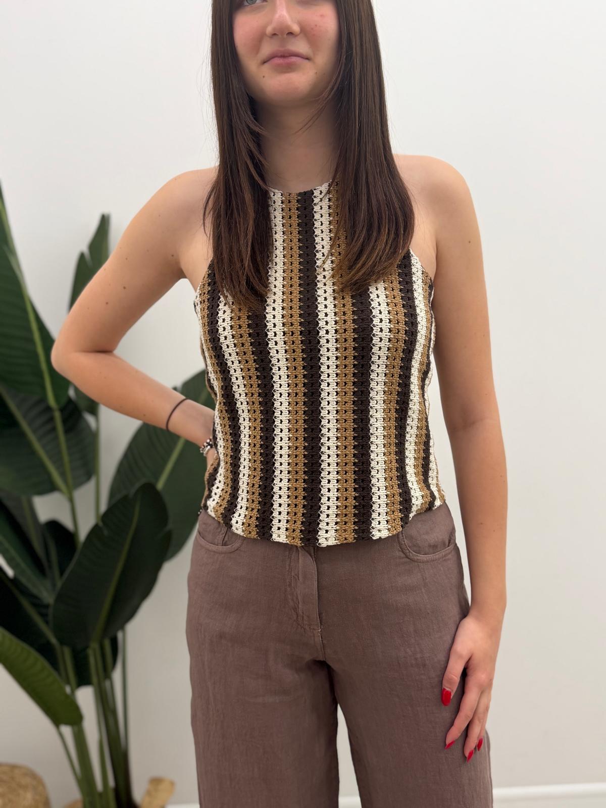 Haveone - Top Canotta Crochet