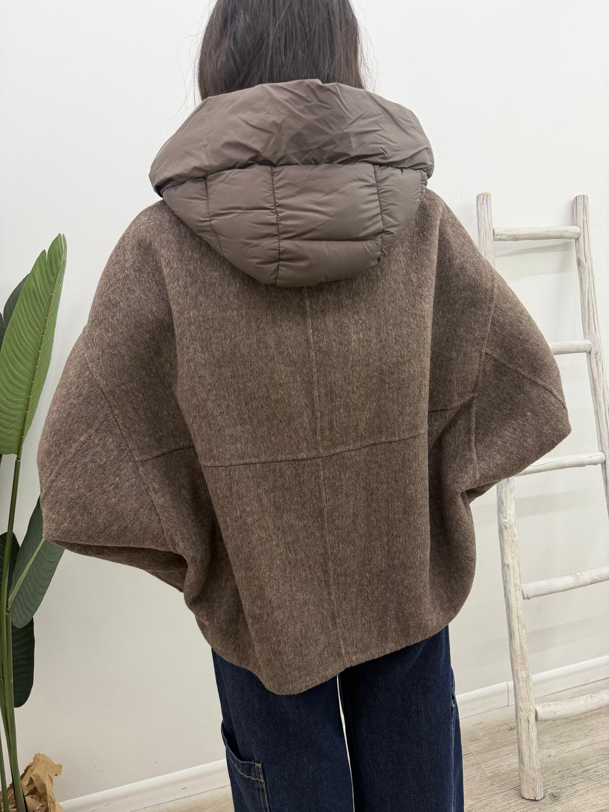 Haveone - Cappottino Boxy Cappuccio