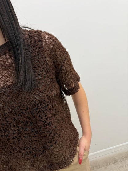 Haveone - Blusa Pizzo Motivi